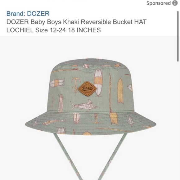 Toddler, baby dozer, bucket hat - Picture 1 of 5